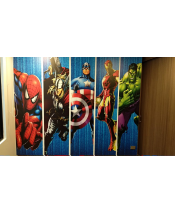 Mural Superhéroes