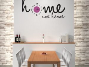Reloj home Sweet Home (funcional con pila AA)