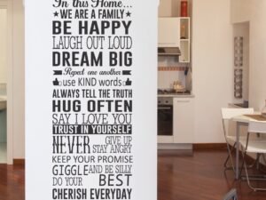 in this home we are a family