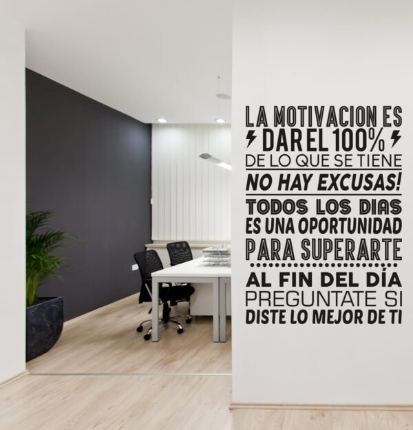 La motivación es
