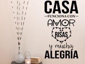 Esta casa funciona con amor