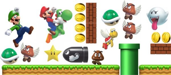Super Mario 16 figuras