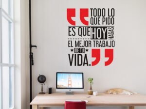 Te pido que hoy hagas