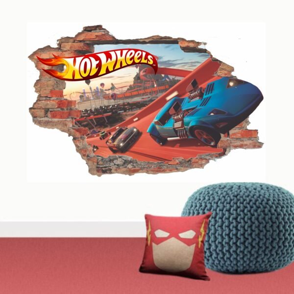 Pared rota Hot Wheels
