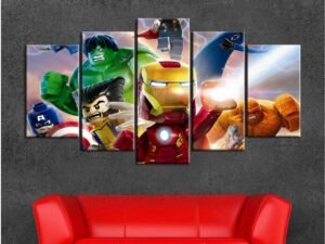 5 Retablos avengers Lego