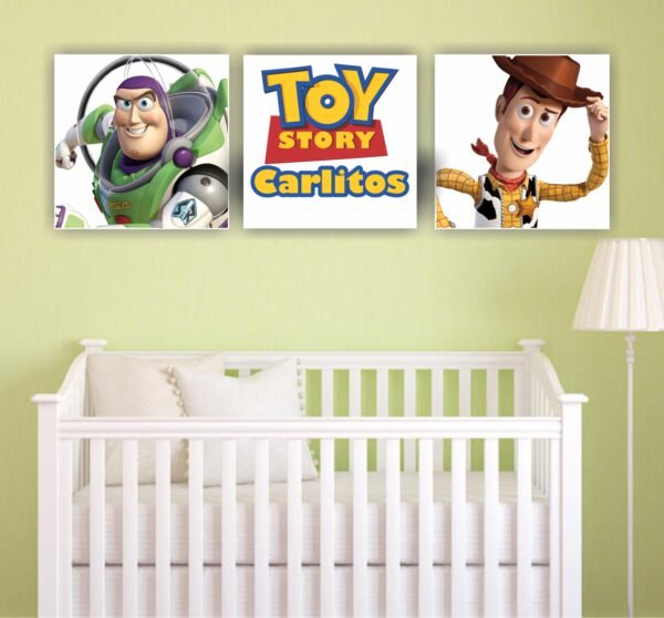Retablos Toy story (nombre personalizado)