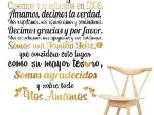 En este hogar creemos y confiamos en Dios