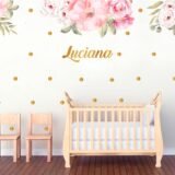 Flowers watercolor (Nombre Personalizado)
