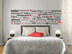 Palabras de amor 2 (35 palabras personalizadas)