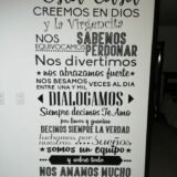 En esta casa creemos en Dios y la Virgencita