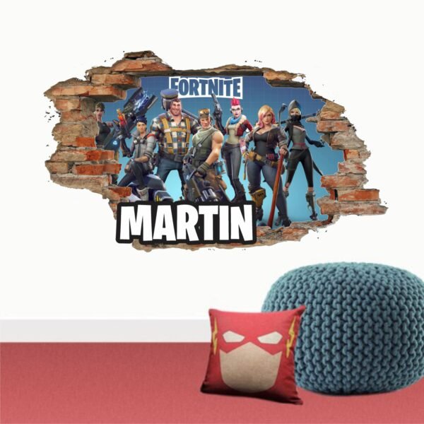 Pared Rota Fortnite B (nombre personalizado)