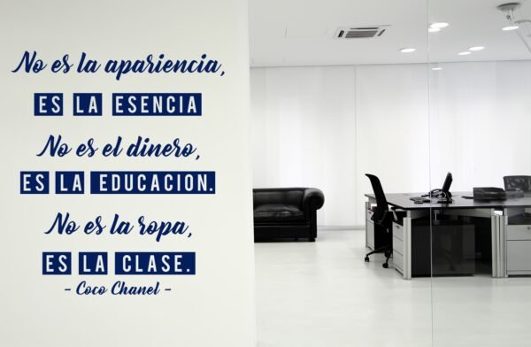 No es la apariencia