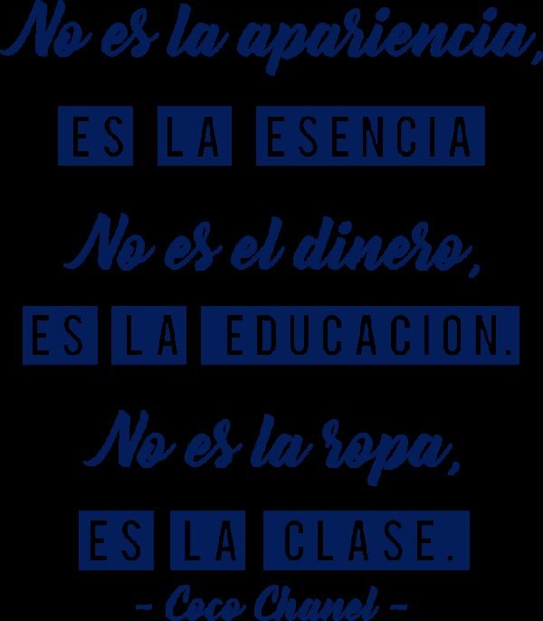 No es la apariencia
