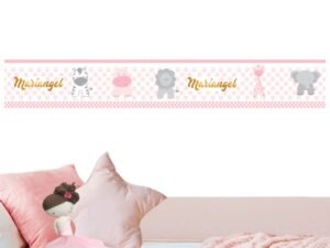 cenefa Animales Tiernos (Nombre Personalizado)