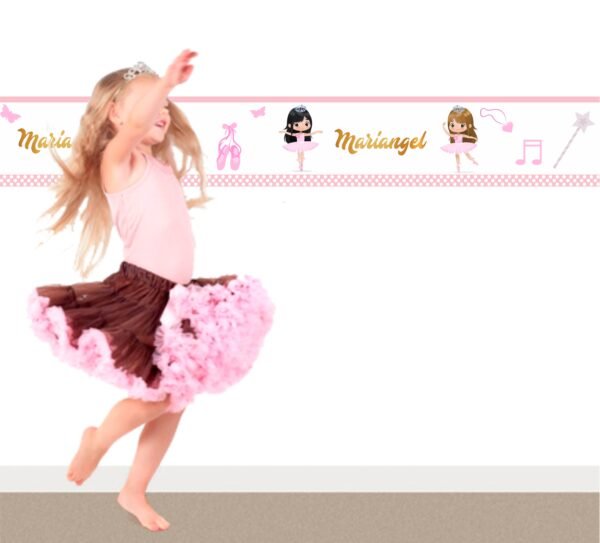 Cenefa Bailarina (Nombre Personalizado)