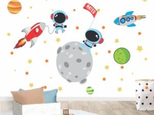 Astronauta 3 (Personalizado con uno o dos nombres)