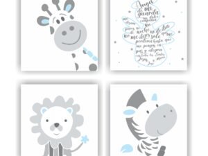 Retablos Animales y Ángel de la Guarda Azul