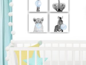 Retablos Blue Animals
