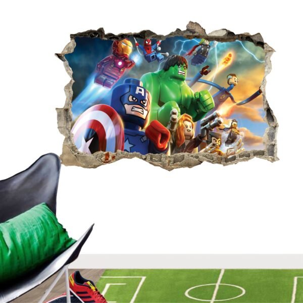 Pared Rota Lego Avengers B