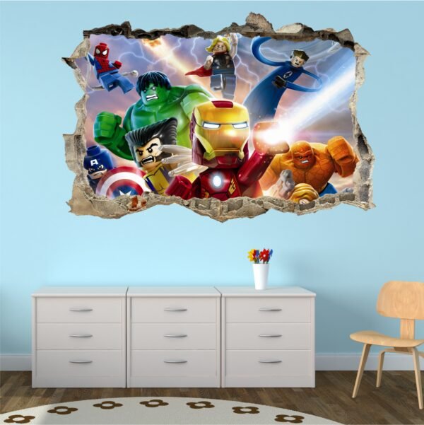 Pared Rota Lego Avengers C