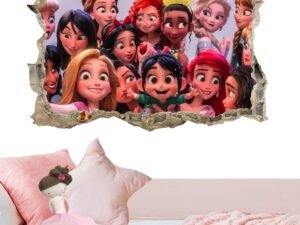 Pared Rota Princesas Disney B