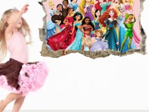 Pared Rota Princesas Disney A