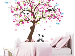 Pandas y Cerezo