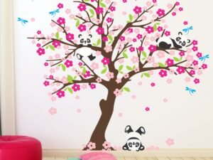 Pandas y Cerezo II