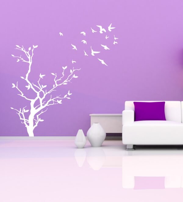 Árbol y aves