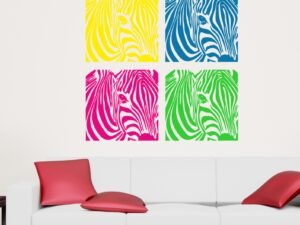 Cebra Pop Art