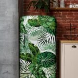 Vinilo Nevera Hojas Tropicales