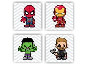 Retablos Super Heroes 2-3