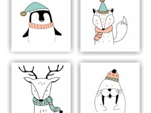 Retablos Animalitos Felices 1