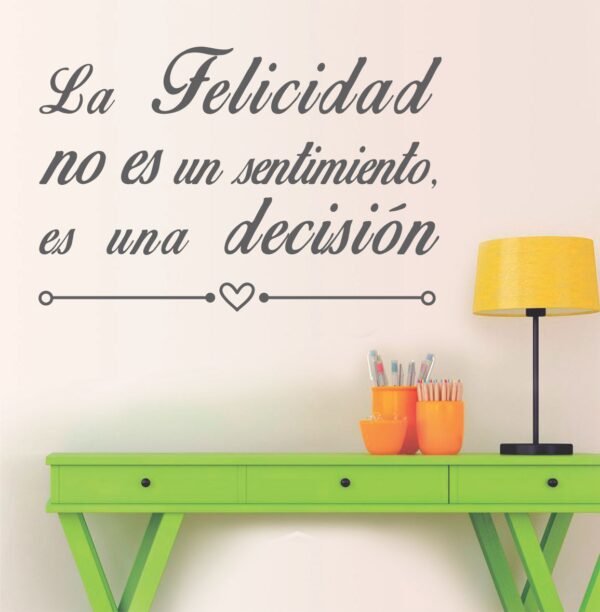 La felicidad no es un sentimiento