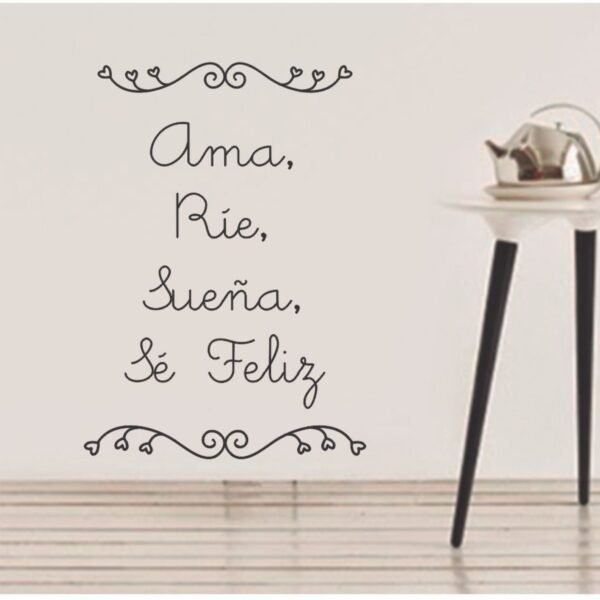 Ama rie sueña se feliz