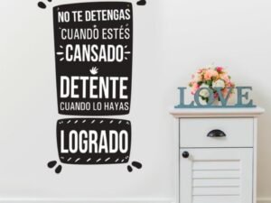 No te detengas