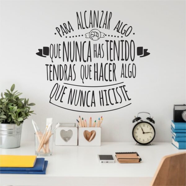 Para alcanzar algo