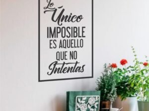 Lo único imposible es aquello que no intentas 2