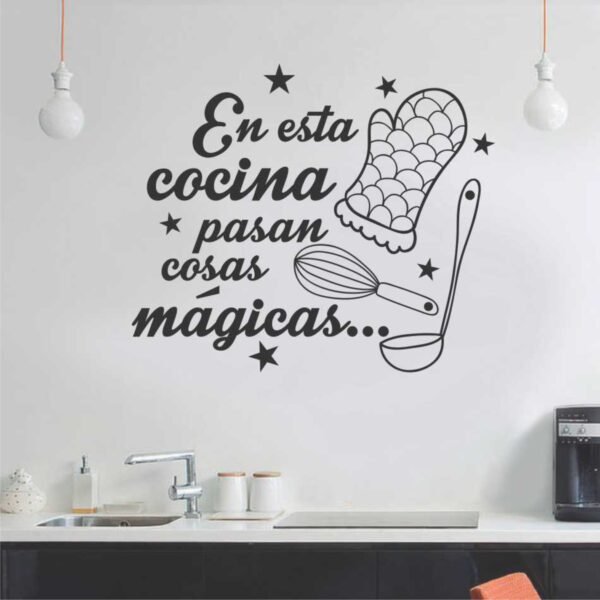 En esta cocina pasan cosas magicas