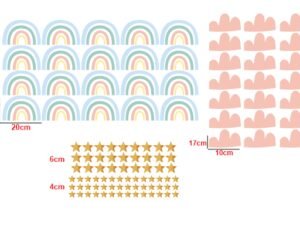 Arco Iris Nubes y Estrellas
