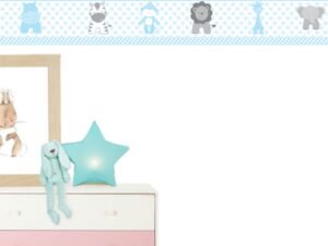 Cenefa Animales Tiernos Niño