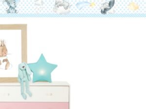 Cenefa elefantes Tiernos Niño