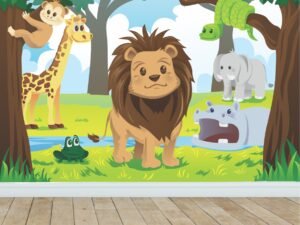 Mural Happy jungle (valor por M2)