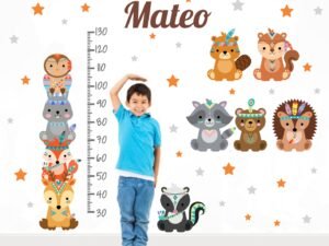 Combo de Vinilo + Medidor Woodland animals