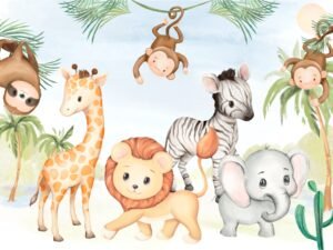Animales de la jungla (Valor por M2)